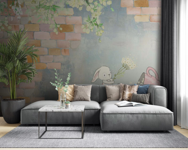 u38904pig53 600x480 - Κουνέλι καρτούν και ένα σπίτι με λουλούδια - tegory