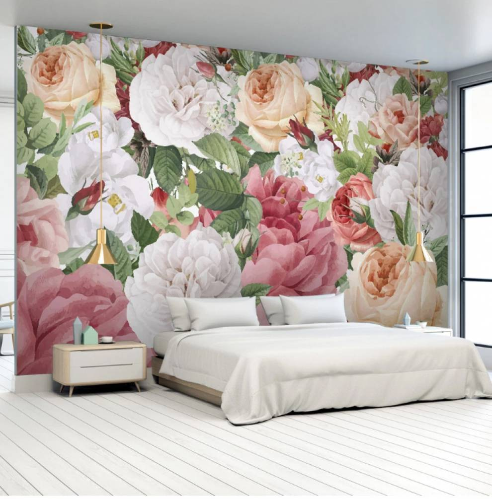 u38292pib1m - Πλούσια λουλούδια σε απαλές παστέλ αποχρώσεις - tegory