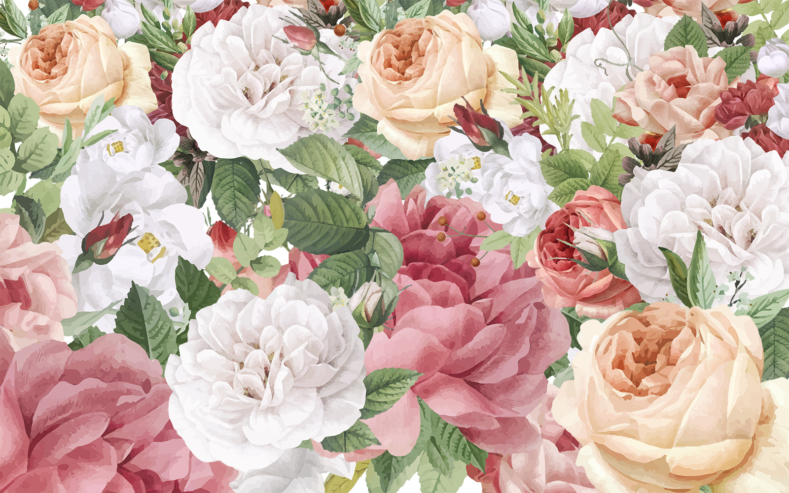 u38292p - Πλούσια λουλούδια σε απαλές παστέλ αποχρώσεις - tegory