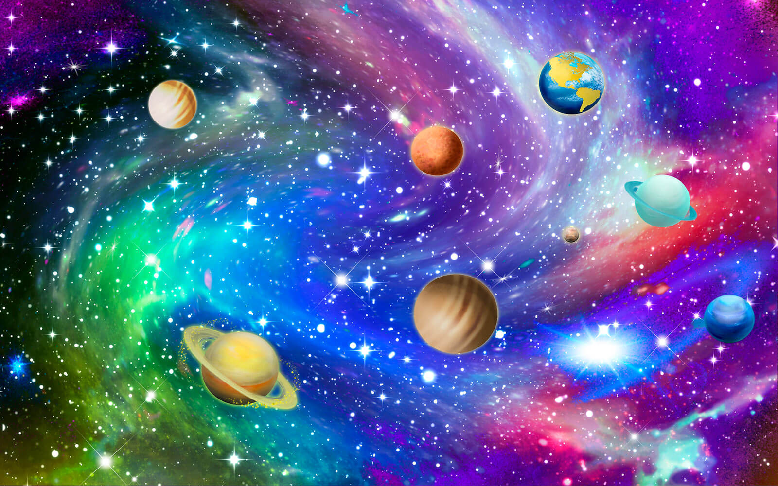 u36698p - Πλανήτες στον ουρανό με αστέρια - tegory