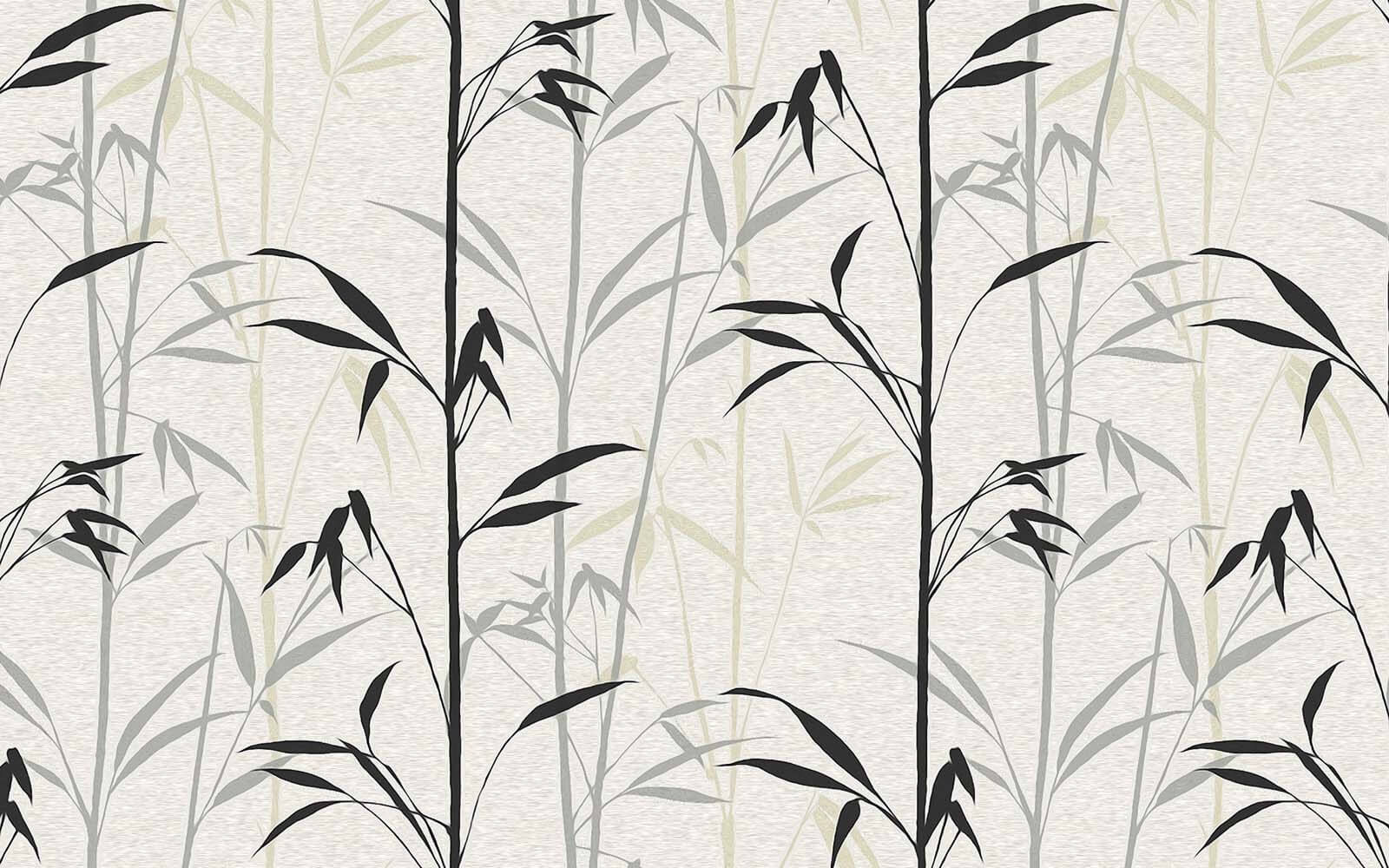 u34338p - Ταπετσαρία με μαύρα φύλλα - tegory