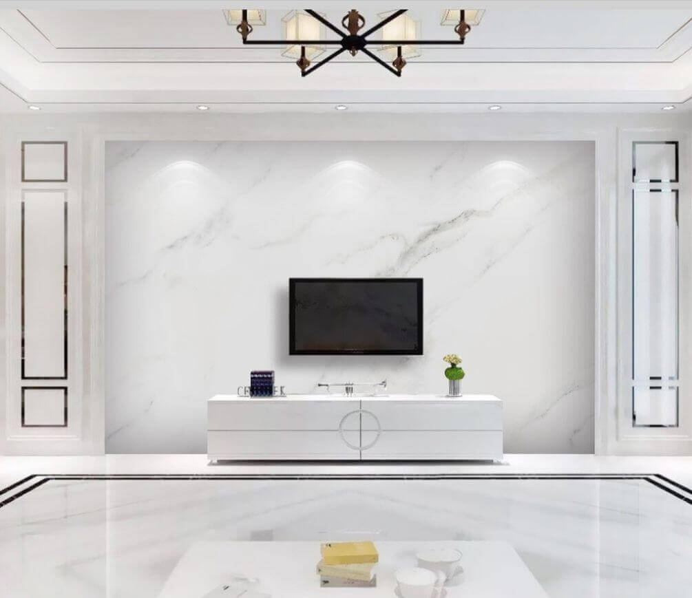 u33409pig1m - Λευκή μαρμάρινη επιφάνεια με μαύρες φλέβες - tegory