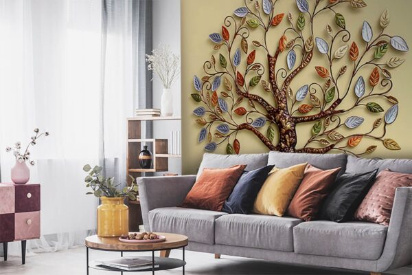 Ταπετσαρίες Δέντρο με πολύχρωμα φύλλα