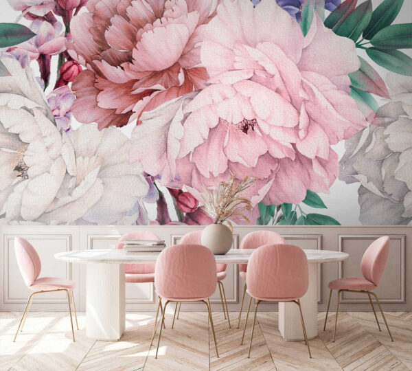 Πολύχρωμη floral κομψότητα σε άνθιση Πολύχρωμη floral κομψότητα σε άνθιση
