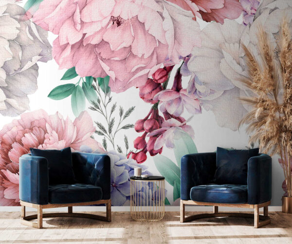 Πολύχρωμη floral κομψότητα σε άνθιση Πολύχρωμη floral κομψότητα σε άνθιση