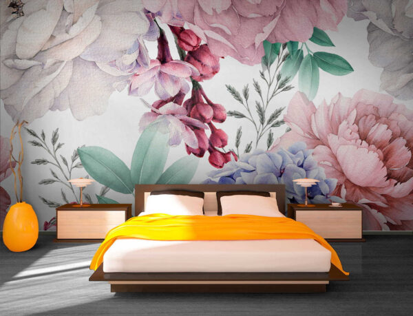 Πολύχρωμη floral κομψότητα σε άνθιση Πολύχρωμη floral κομψότητα σε άνθιση