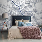 Ταπετσαρίες Χάρτης μιας πόλης