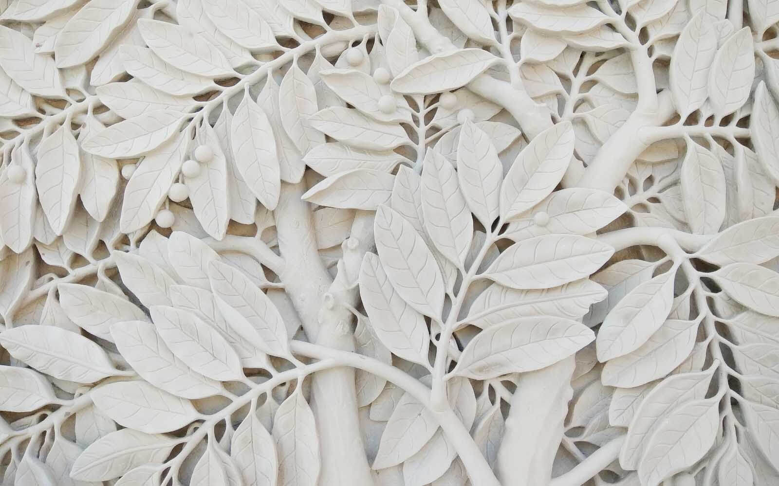 u21395p - Λευκό δέντρο με φύλλα και μούρα - tegory