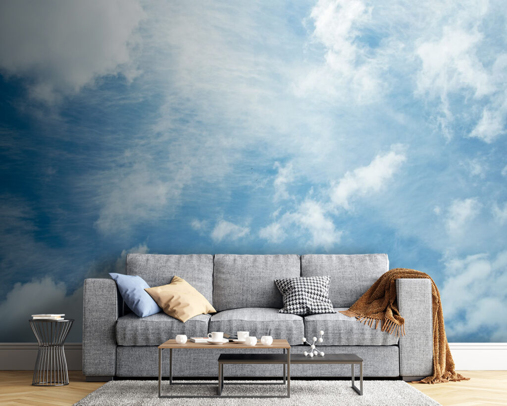 Blue sky with clouds