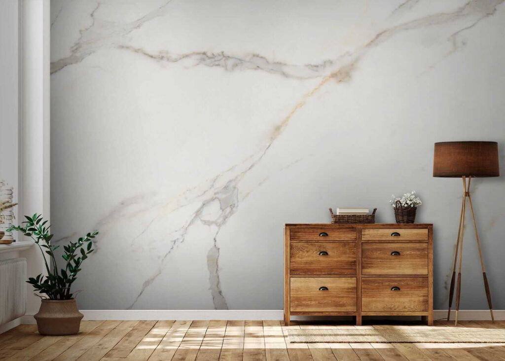 Elegant White Marble with Veins Elegant White Marble with Veins