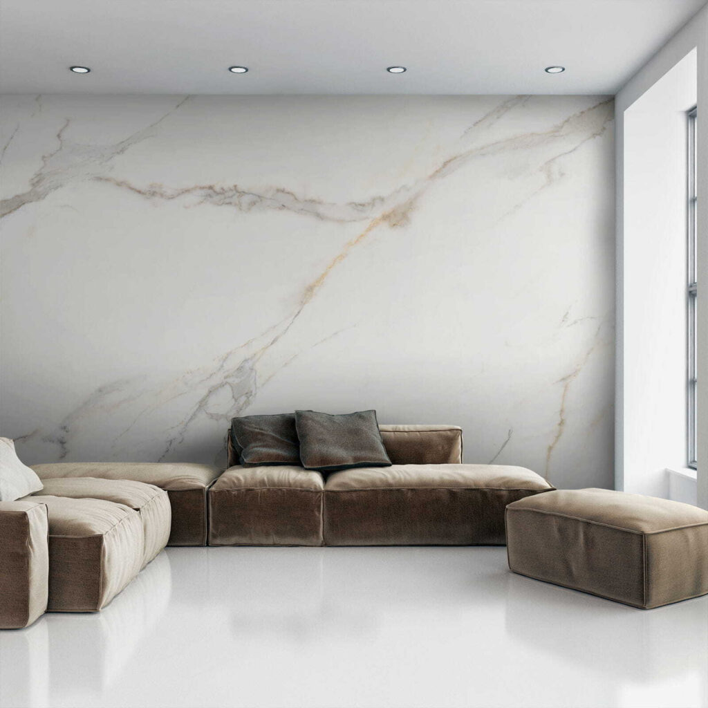 Elegant White Marble with Veins Elegant White Marble with Veins