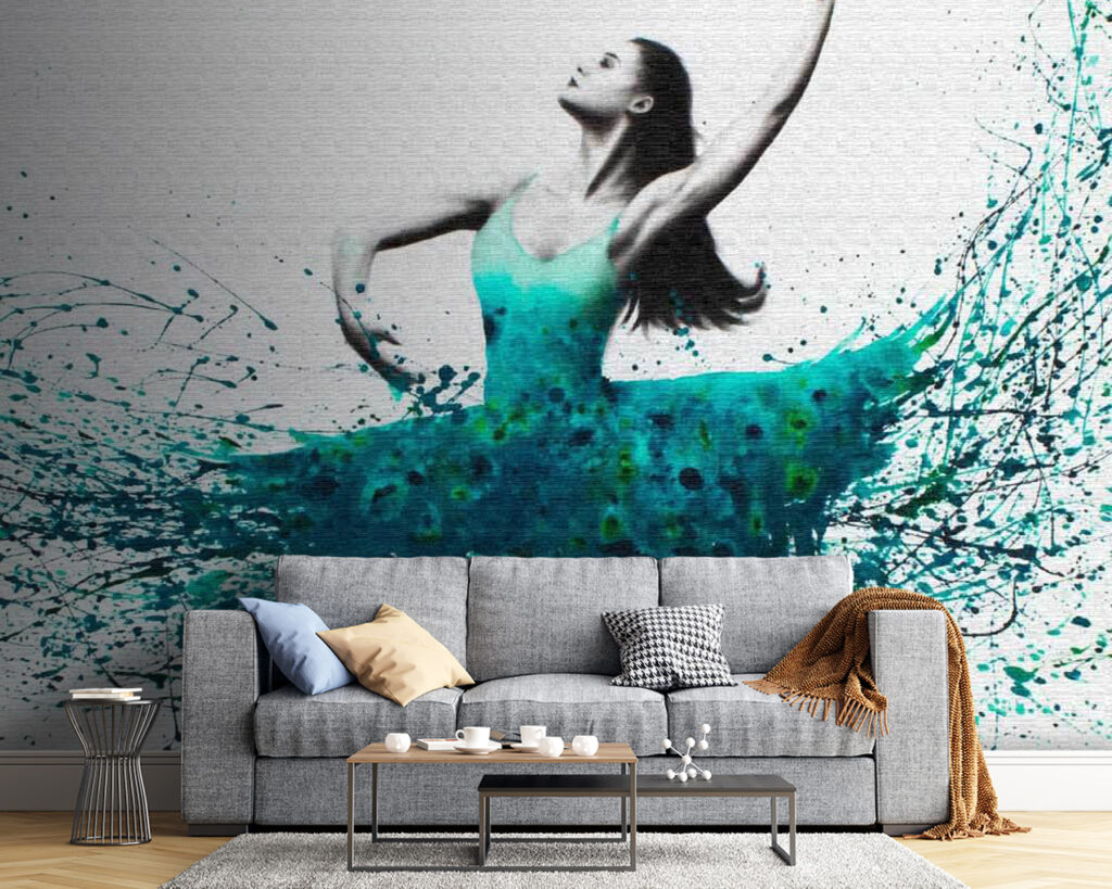 u01519pig54 1024x819 - Γυναίκα που χορεύει με μπλε φόρεμα - tegory