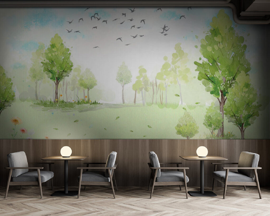 u02064piz137m 1024x819 - Πράσινο χωράφι με δέντρα και πουλιά που πετούν στον ουρανό - tegory