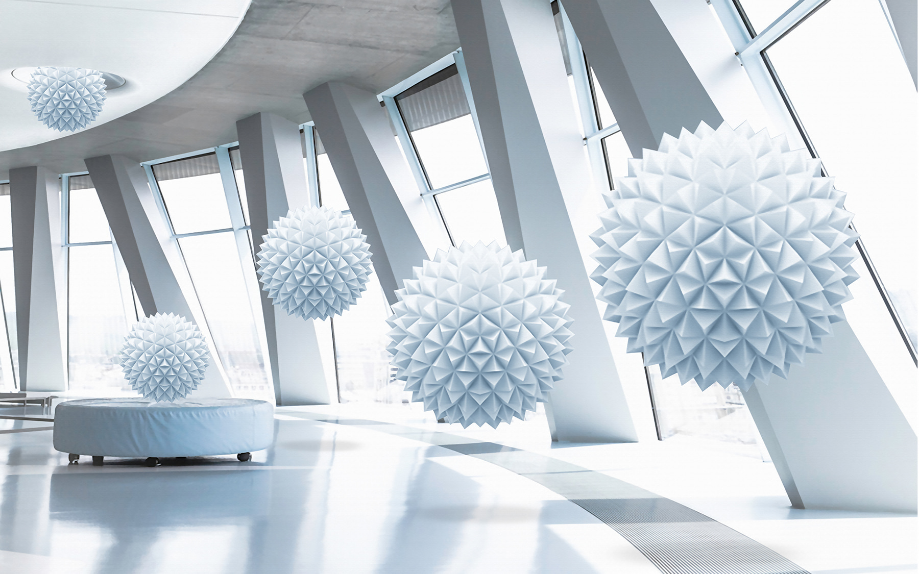 u02490p - Λευκές μπάλες από το ταβάνι - tegory