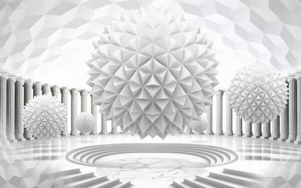 u03692p 600x375 - Λευκή σφαίρα με στήλες και σκαλοπάτια - tegory