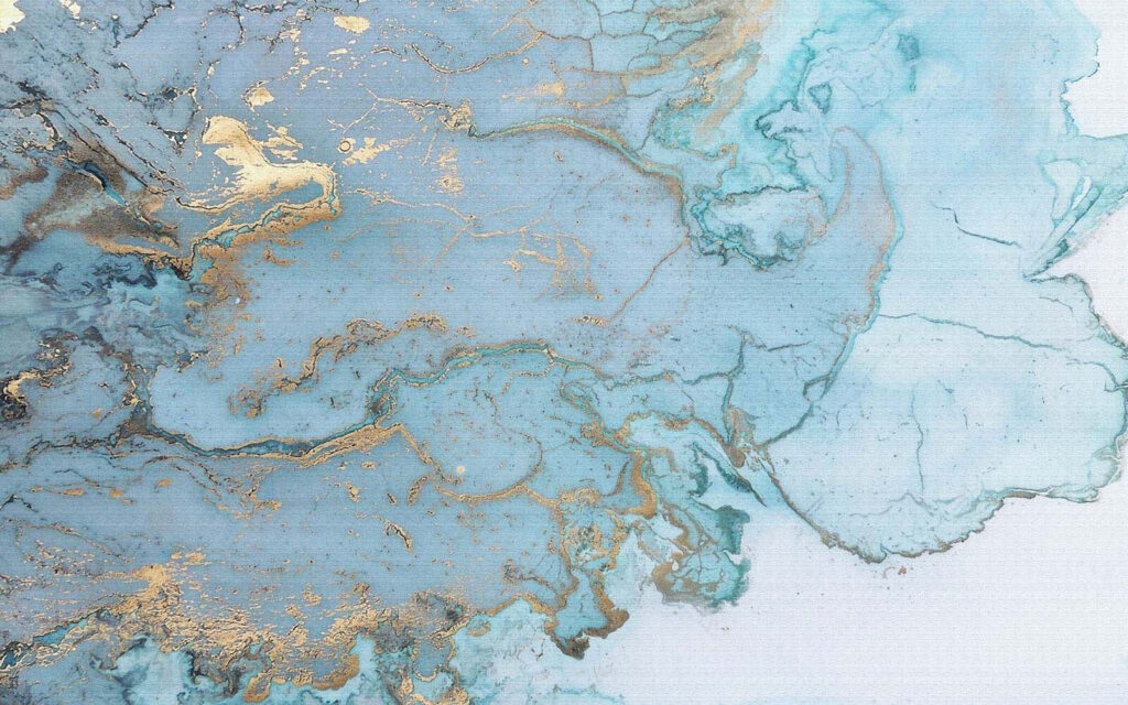 Κομψή αφηρημένη Aqua και μεταλλική τέχνη Κομψή αφηρημένη Aqua και μεταλλική τέχνη