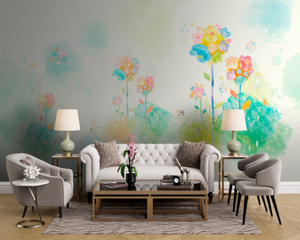 u06835pig43 1024x819 - Ζωγραφική ακουαρέλας με λουλούδια και κουνέλια - tegory