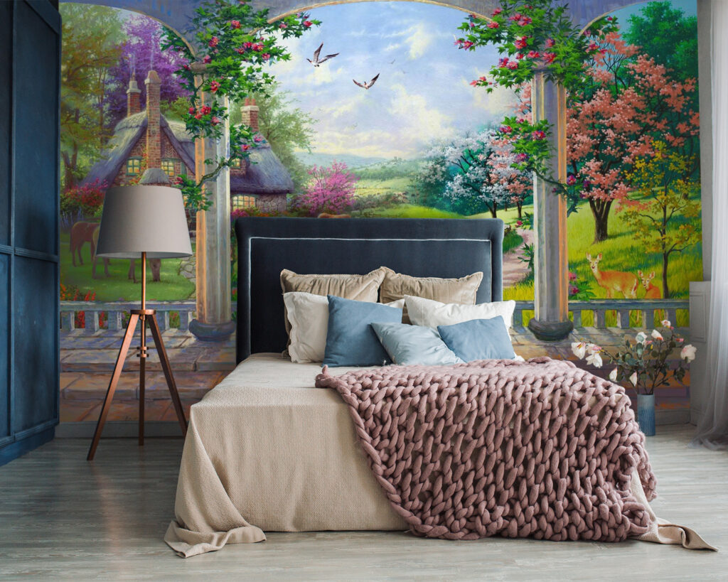 u09760pib87 1024x819 - Ζωγραφική ενός τοπίου με ένα άλογο και ένα σπίτι - tegory