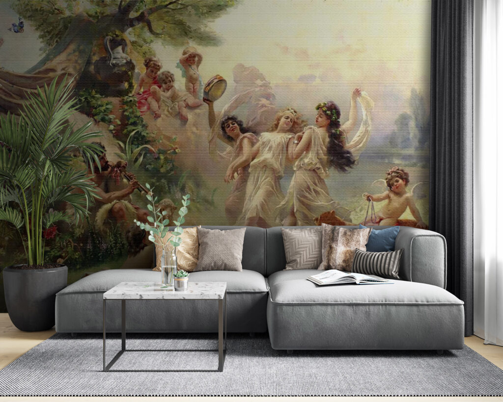 u15497pig53 1024x819 - Ζωγραφική ανθρώπων που χορεύουν σε ένα δάσος - tegory