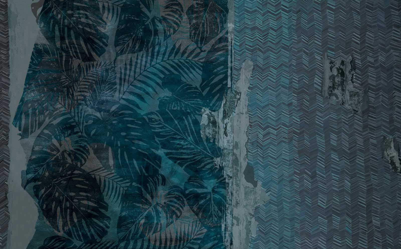 u23384p - Μπλε και μαύρο μοτίβο - tegory