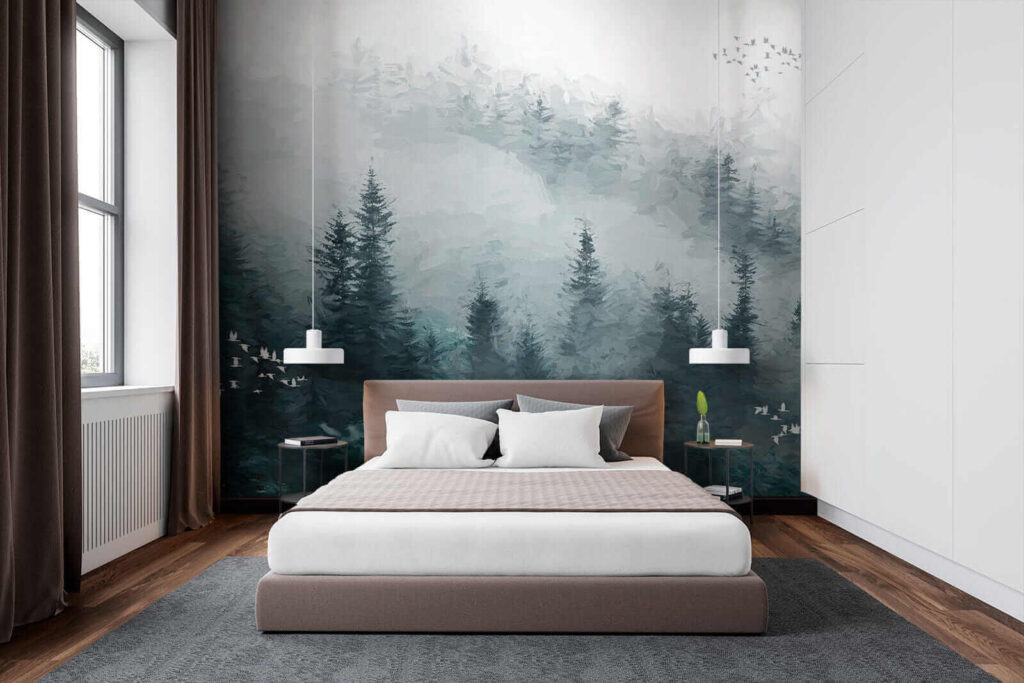 u23921pib1 1024x683 - Ομιχλώδες δάσος με πουλιά που πετούν - tegory