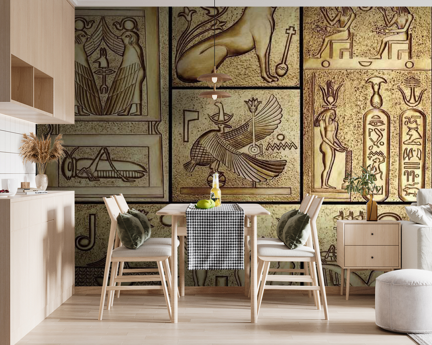 u29614pik119m - Κολάζ αρχαίων αιγυπτιακών συμβόλων - tegory