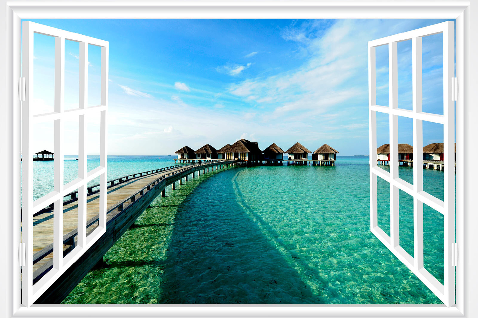 u29626p - Γέφυρα που οδηγεί σε παραλία - tegory