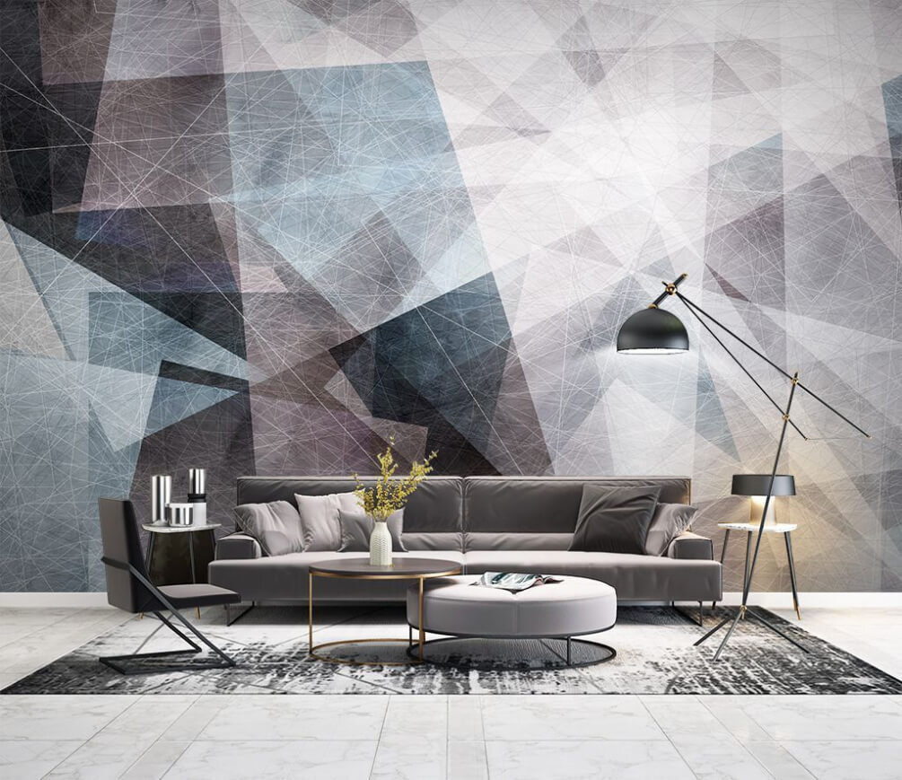 Grey and white background with many squares