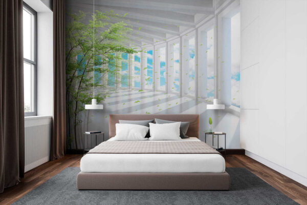 Δέντρο σε δωμάτιο με παράθυρα u29922pib2 600x400 - Δέντρο σε δωμάτιο με παράθυρα
