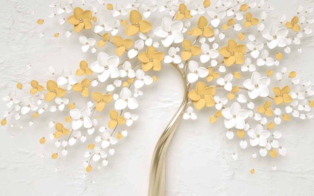 Floral δέντρο με λεπτεπίλεπτα άνθη Floral δέντρο με λεπτεπίλεπτα άνθη