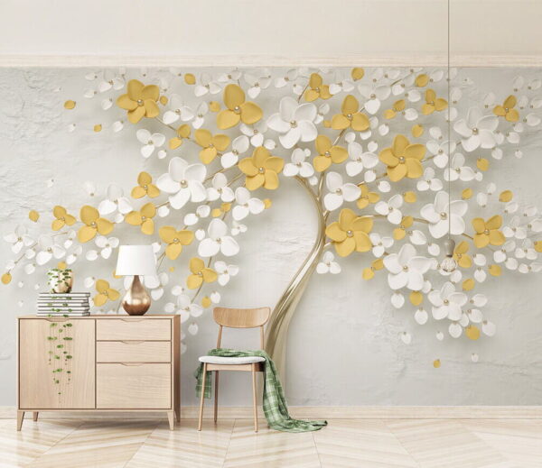 Floral δέντρο με λεπτεπίλεπτα άνθη Floral δέντρο με λεπτεπίλεπτα άνθη