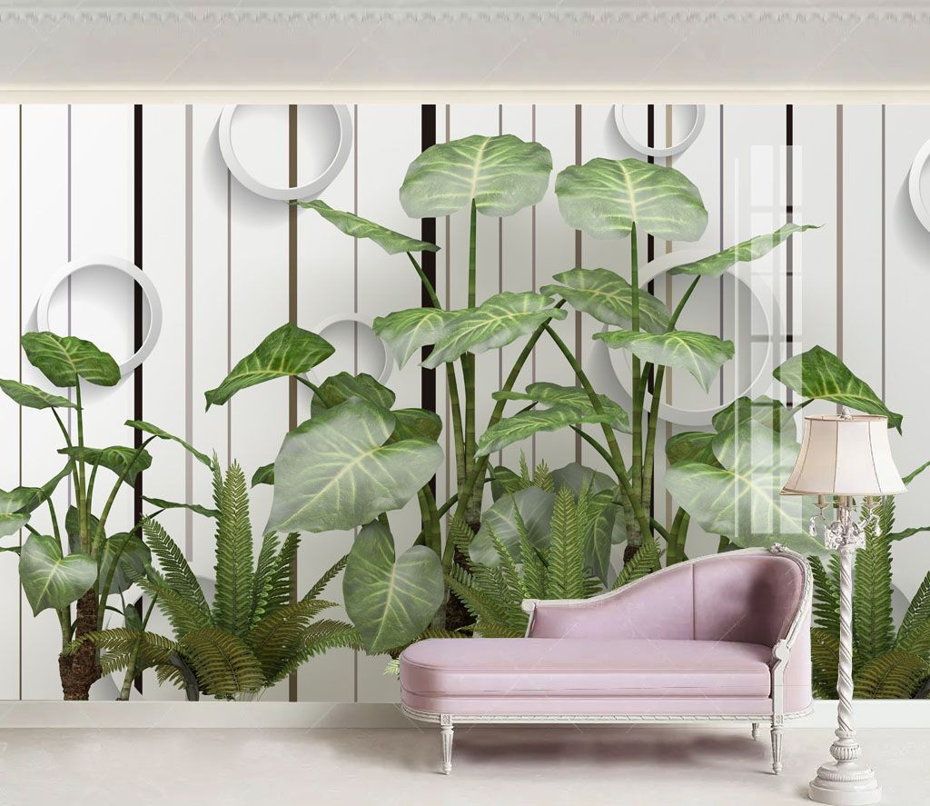 Plant with green leaves