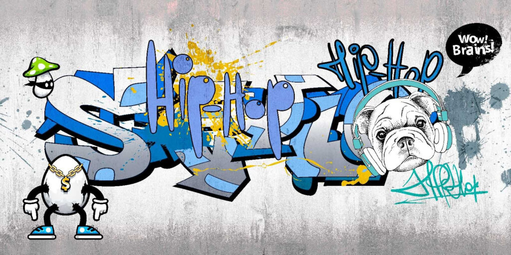 Graffiti on a wall