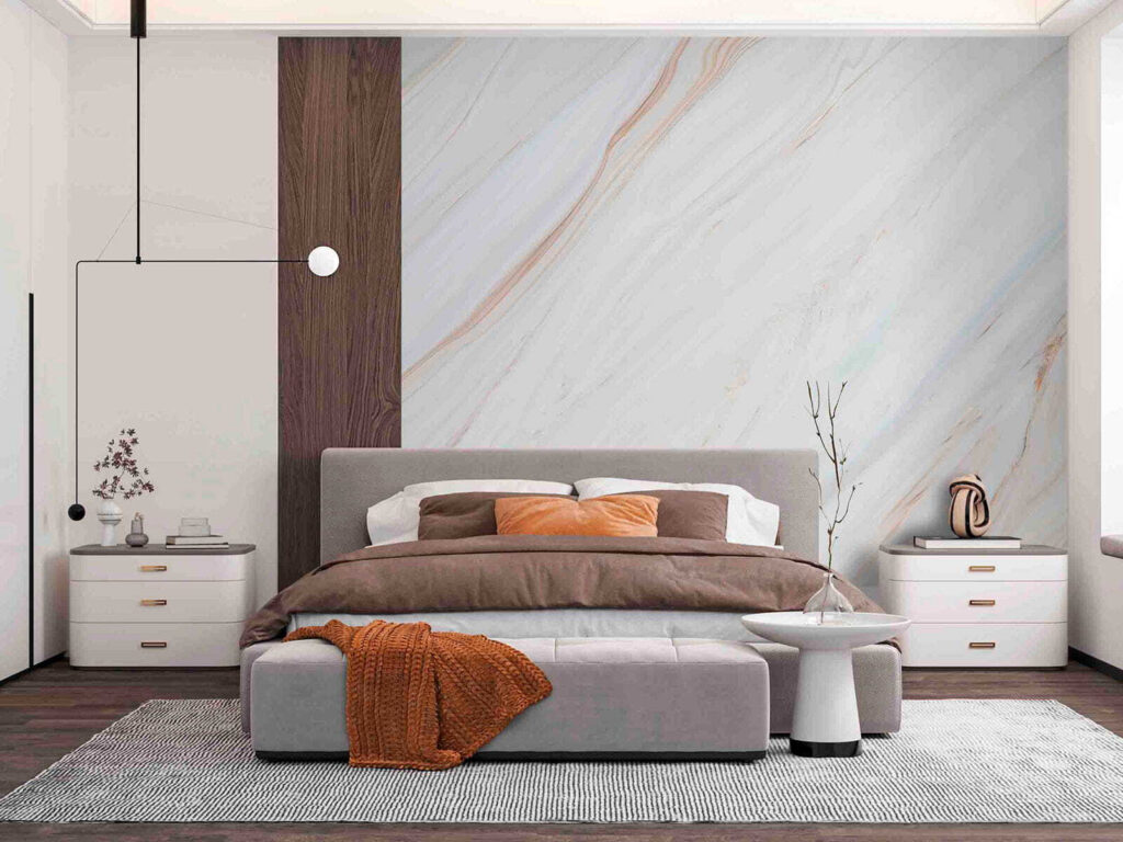 Elegant marble texture in soft hues