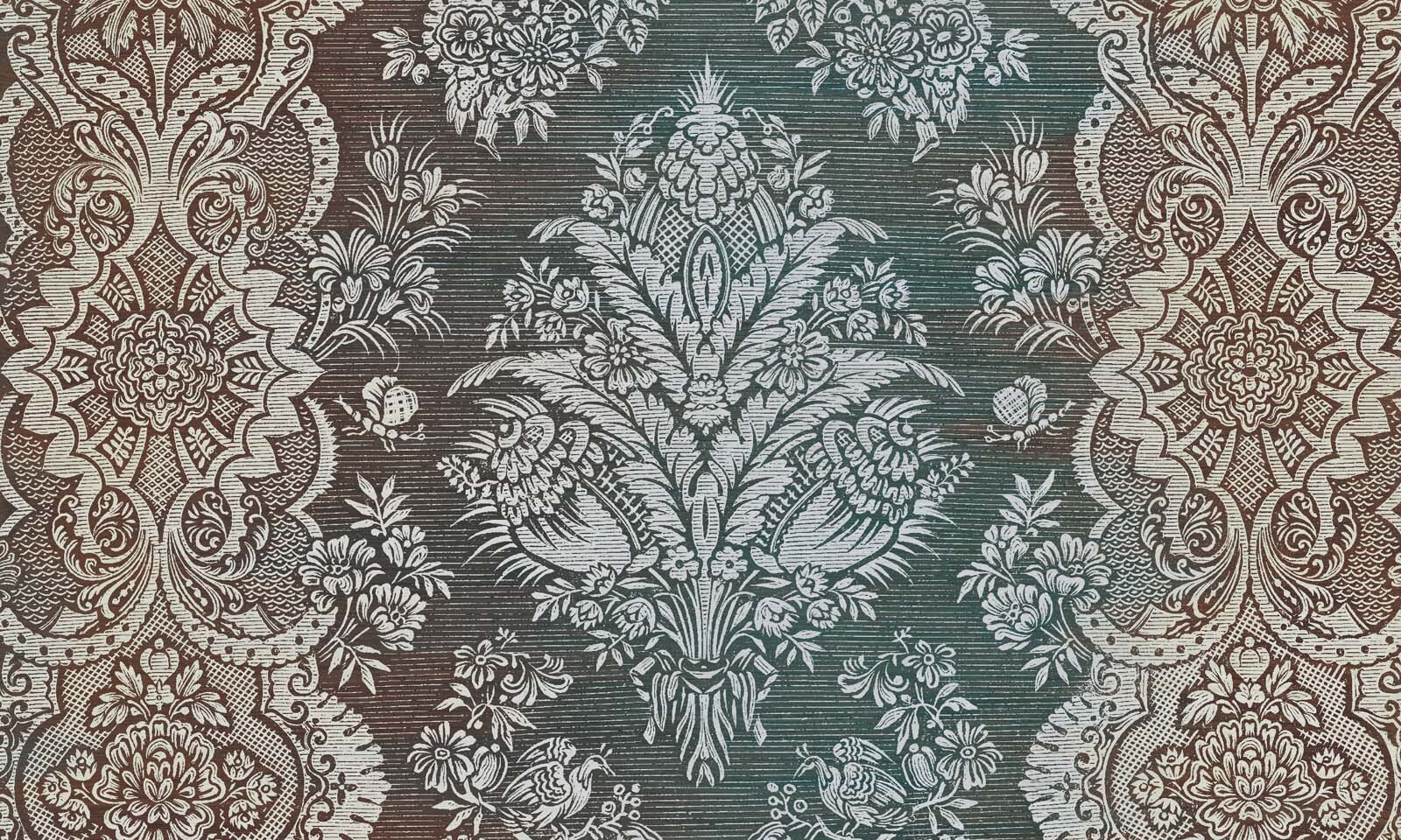 u43354p - Περίπλοκο μοτίβο vintage σχεδιασμού λουλουδιών - tegory