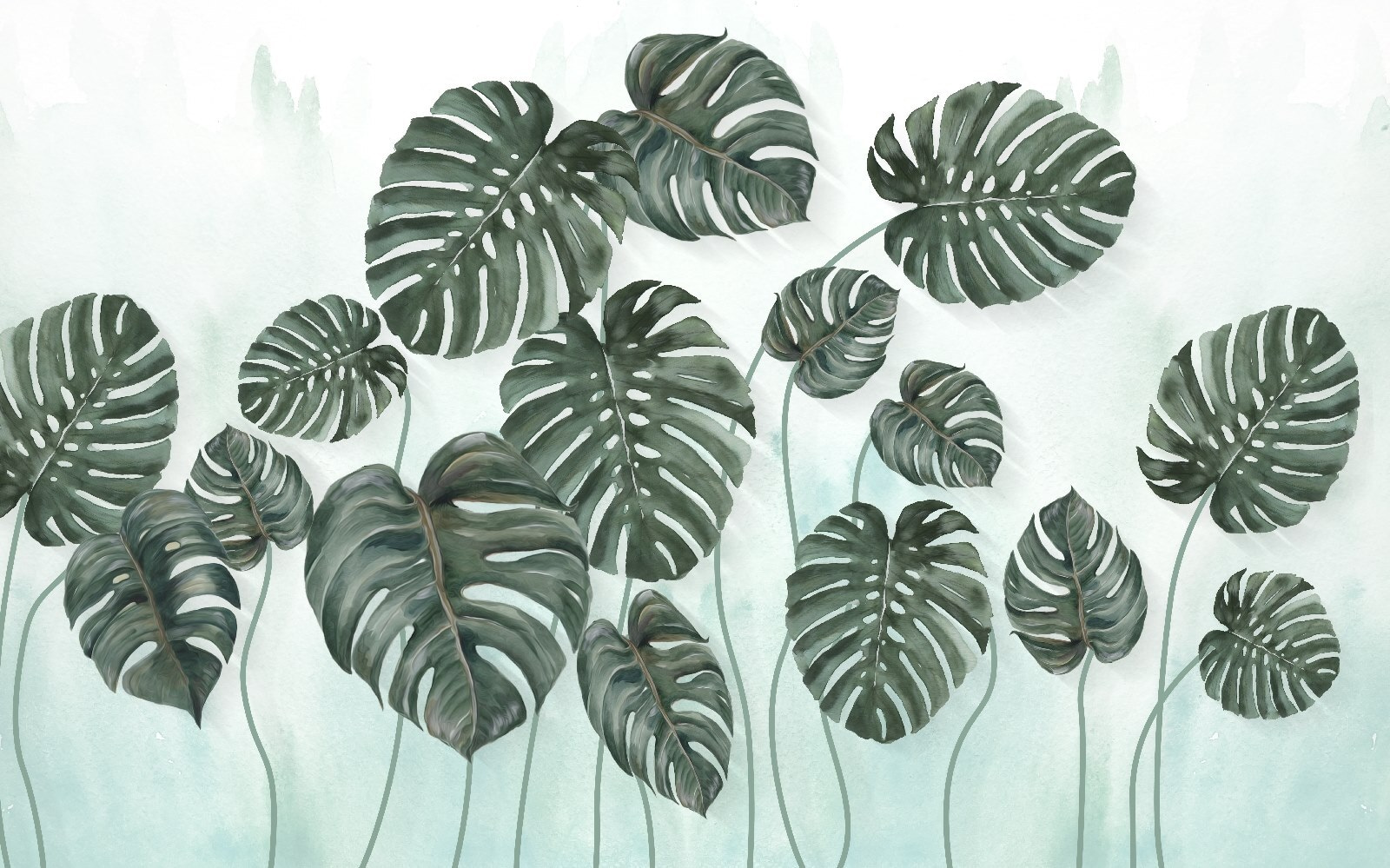 u43436p - Ομάδα φύλλων σε λευκό φόντο - tegory