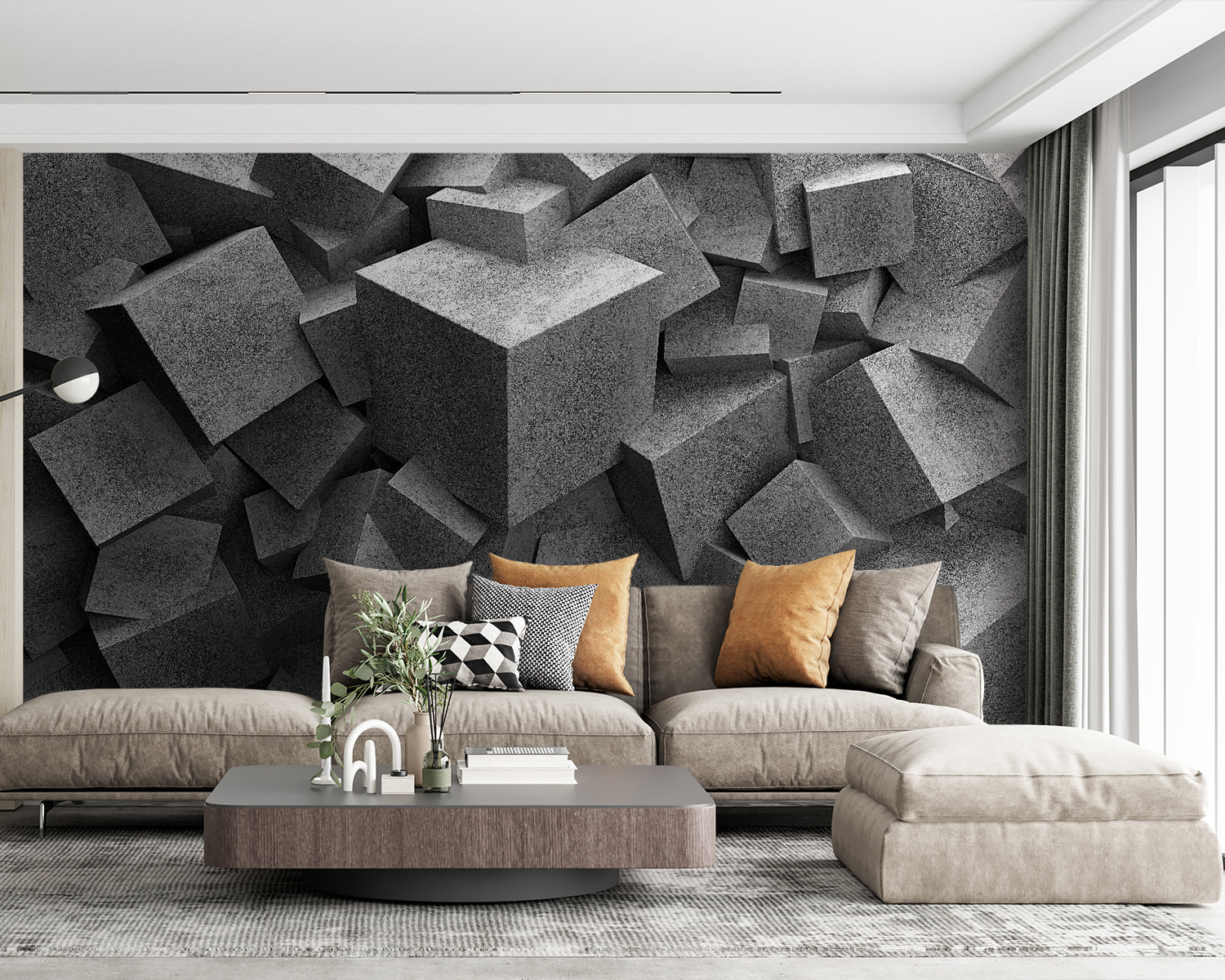 u45975pig63m - Σωρός από γκρίζους κύβους - tegory