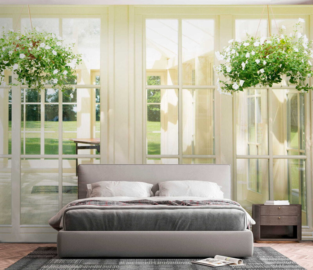 u52614pib5 1024x883 - Λευκή πόρτα βεράντας με γυάλινα παράθυρα και ένα φυτό σε γλάστρα από αυτήν