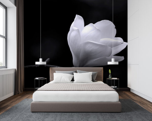 Ταπετσαρίες Λευκό λουλούδι σε κλαδί