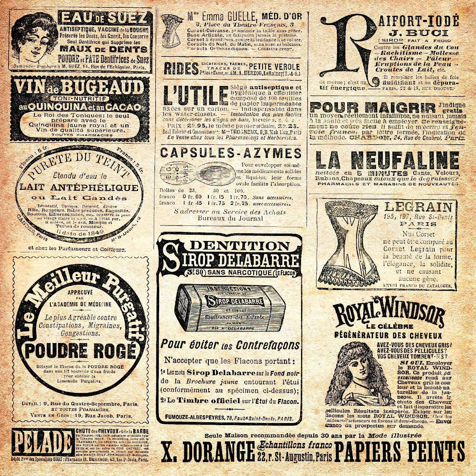 Group of old newspapers Group of old newspapers