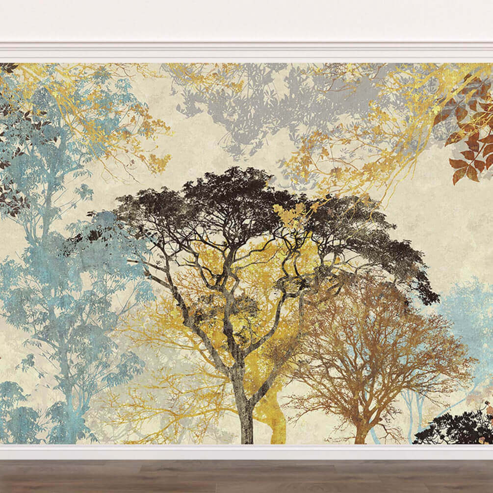 u60071pih1m - Ομάδα δέντρων με διαφορετικά χρώματα - tegory