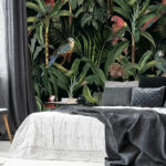 Ταπετσαρίες Ταπετσαρία με πουλιά και φυτά