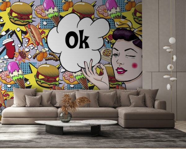 u60254pig58 600x480 - Γυναίκα που κρατάει μια φούσκα με φαγητό - tegory