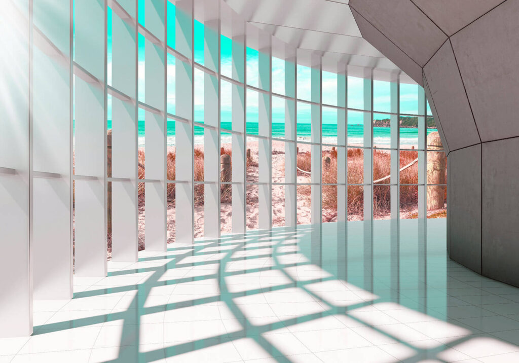 Large room with large windows