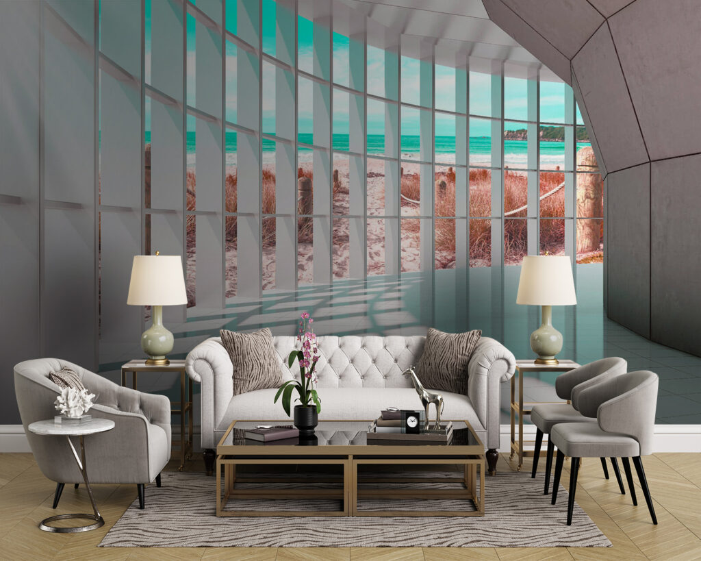 Large room with large windows