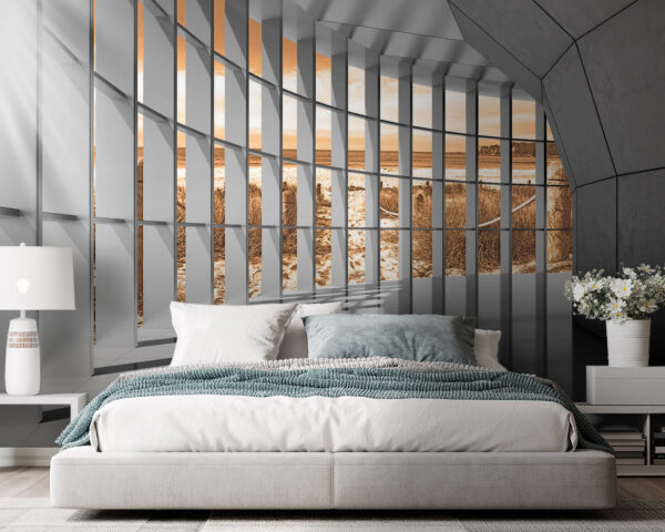 Large room with windows