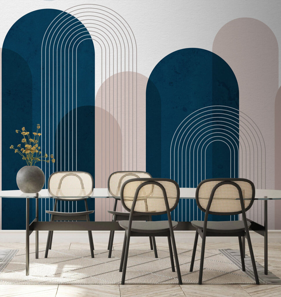 Blue and pink art Blue and pink art