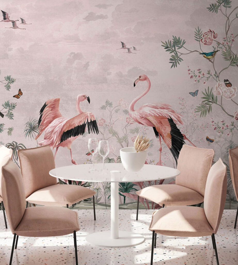 Ταπετσαρία με πουλιά και φυτά u73559piq1 922x1024 - Ταπετσαρία με πουλιά και φυτά - tegory