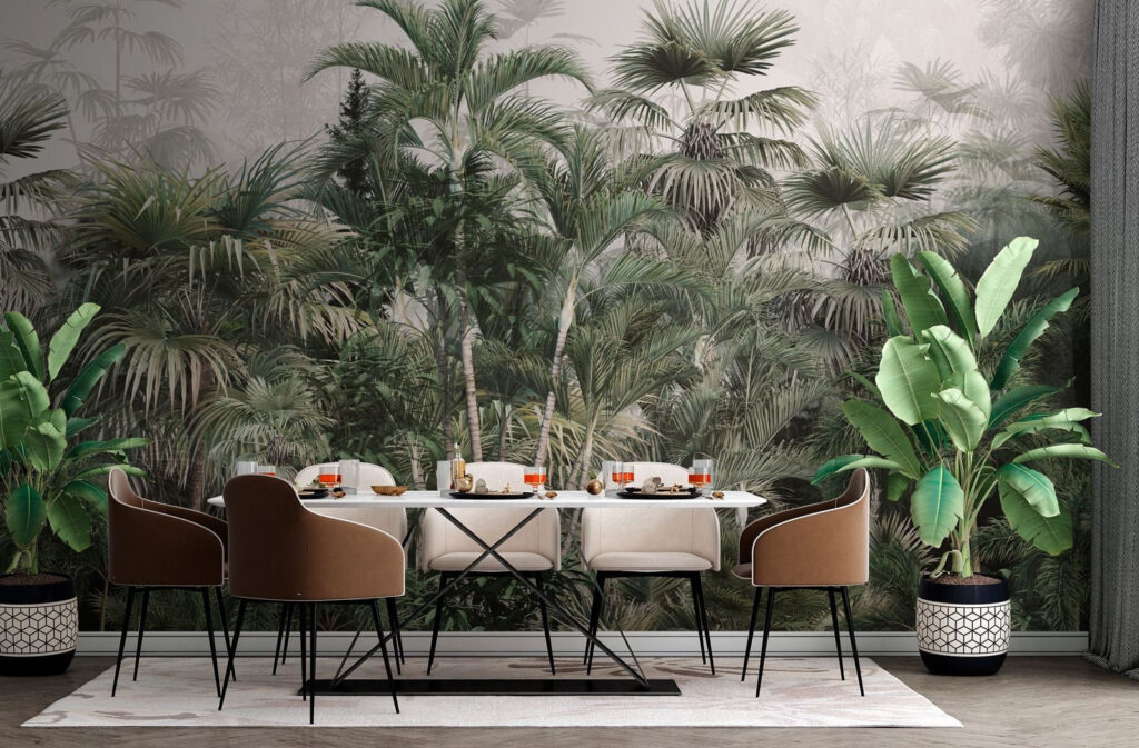 Group of palm trees Group of palm trees