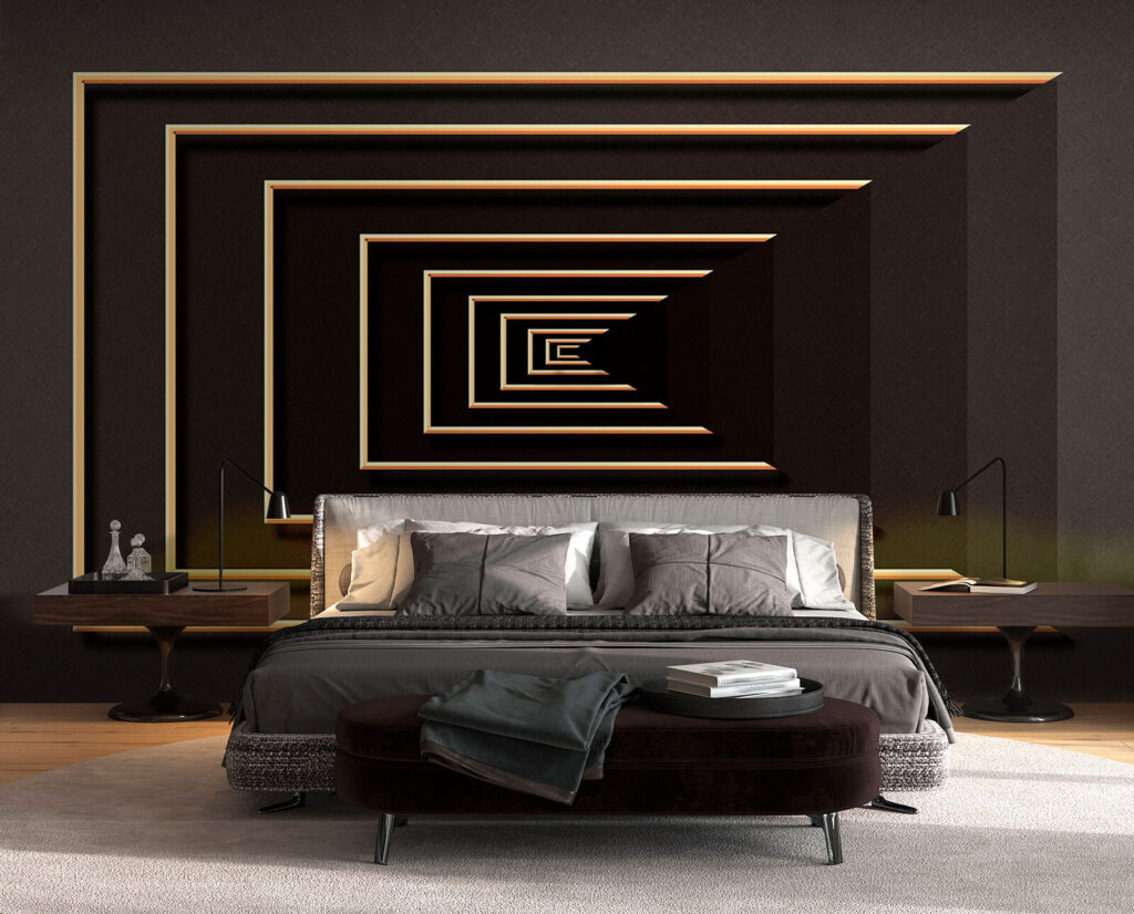 Infinite spiral in elegant hues